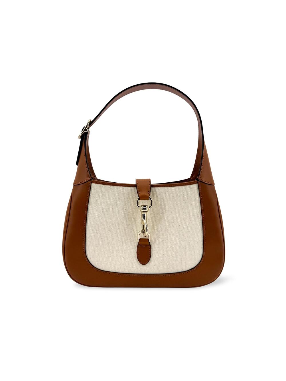Gucci Jackie Small Shoulder Bag Beige #361434G82B